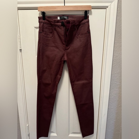 Burgundy Coated jeans Kut from The Kloth - Picture 7 of 9